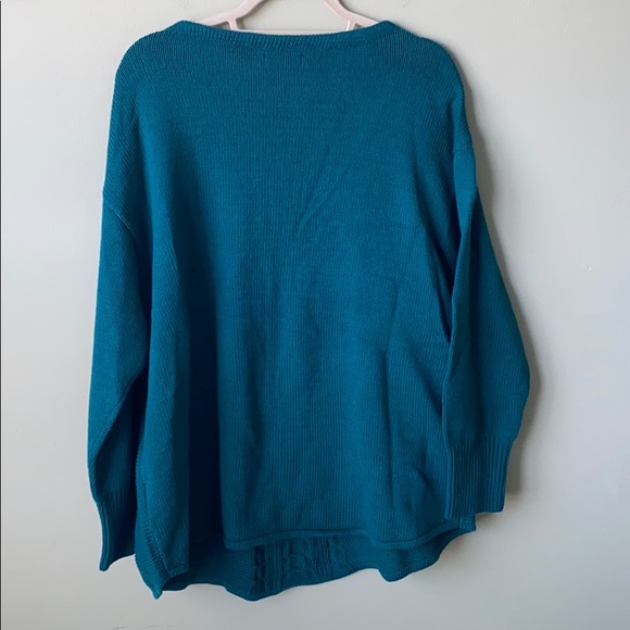 Chaps by Ralph Lauren Green Cable Knit Sweater 2X - Picture 3 of 6